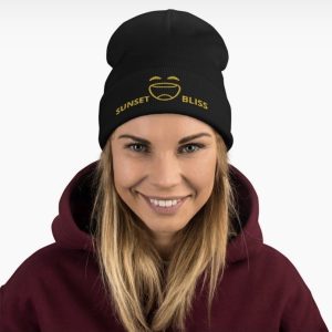 LAUGH HARD Embroidered Beanie