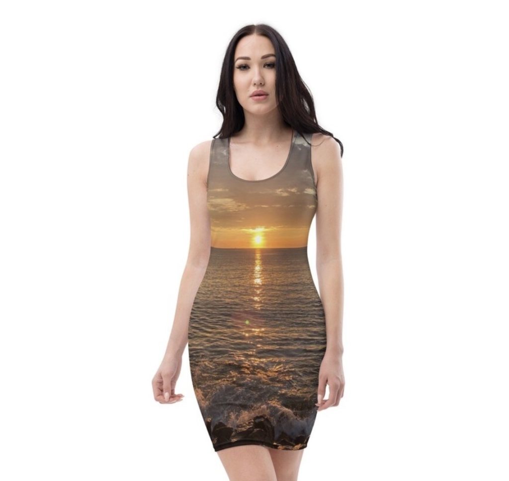 OCEAN VIEW Sublimation Cut and Sew Dress