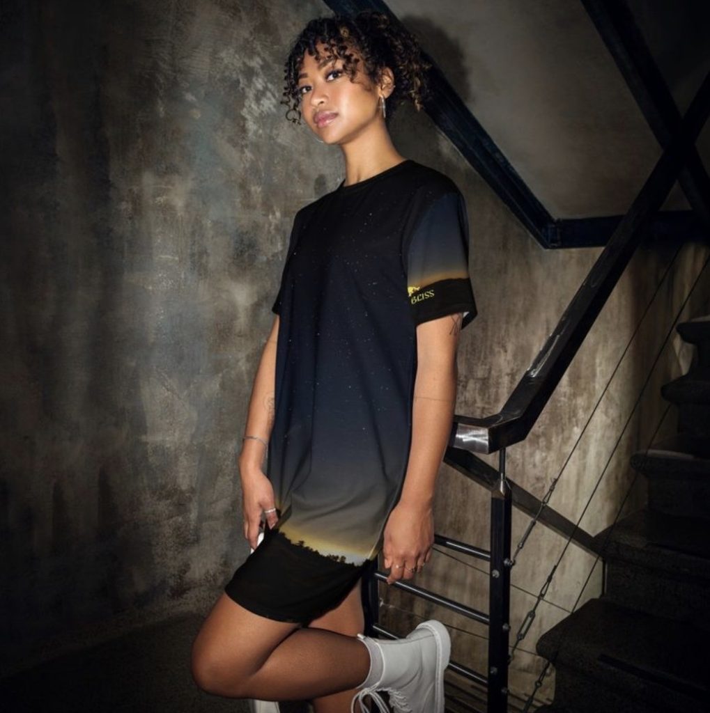 SUNSET Graphic Tee Dress