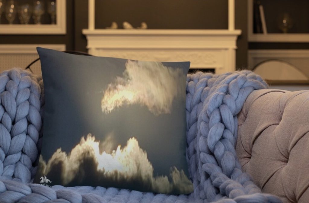 UPLIFT AND INSPIRE Pillow, Sunset Clouds